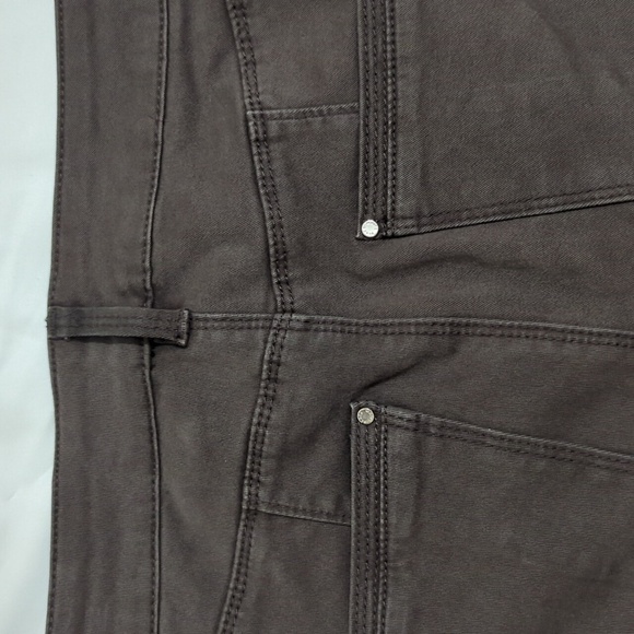 WHBM Mid-Rise Skinny Crop Jeans, Color Army Green Size 4 - Picture 10 of 15